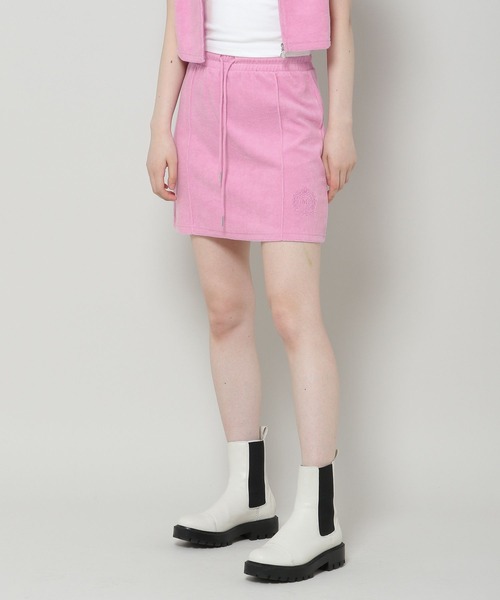MAGPIEROBIN（マグパイロビン）の「MAGPIE ROBIN／テリーミニスカート 2965648（スカート・レディース・ネイビー/ピンク/ライトグレー・FREE）」の19枚目の写真
