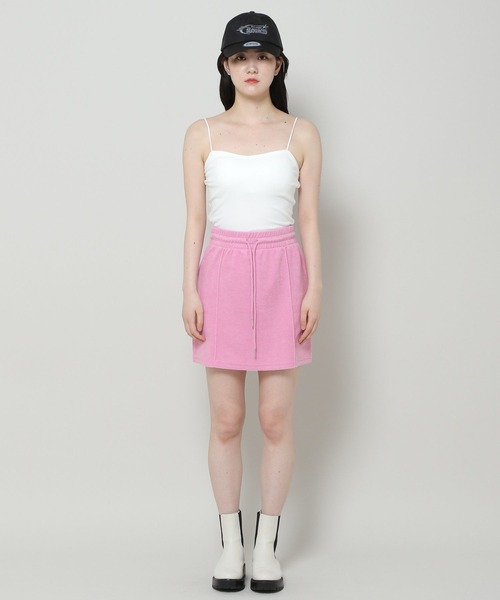 MAGPIEROBIN（マグパイロビン）の「MAGPIE ROBIN／テリーミニスカート 2965648（スカート・レディース・ネイビー/ピンク/ライトグレー・FREE）」の22枚目の写真