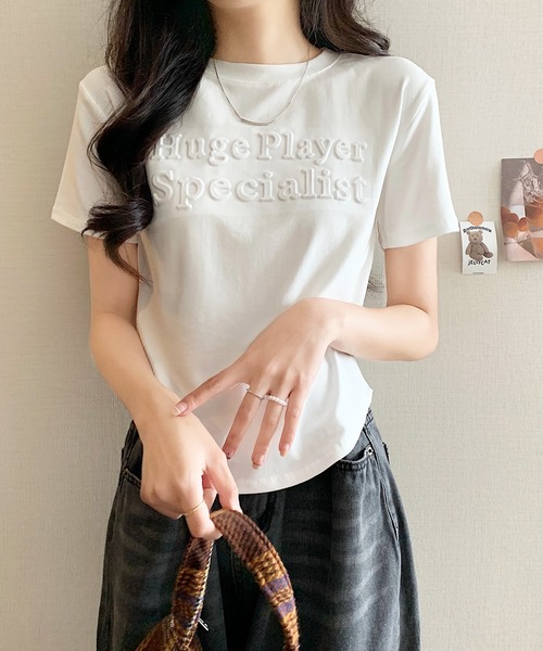 Girly Doll（ガーリードール）の「立体ロゴTシャツ（Tシャツ