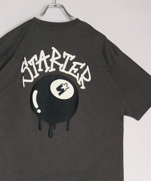 STARTER（スターター）の「STARTER エイトボール ダイス バックプリントデザイン 半袖Tシャツ（Tシャツ/カットソー・メンズ・スミクロ/ホワイト/ホワイト系その他3/ホワイト系その他/ブラック系その他/ホワイト系その他2・M/L/XL）」の5枚目の写真