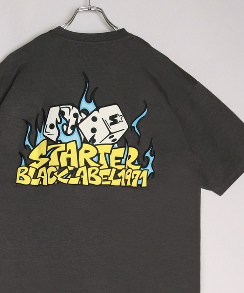 STARTER（スターター）の「STARTER エイトボール ダイス バックプリントデザイン 半袖Tシャツ（Tシャツ/カットソー・メンズ・スミクロ/ホワイト/ホワイト系その他3/ホワイト系その他/ブラック系その他/ホワイト系その他2・M/L/XL）」の6枚目の写真