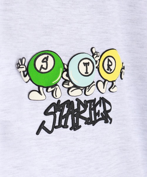 STARTER（スターター）の「STARTER エイトボール ダイス バックプリントデザイン 半袖Tシャツ（Tシャツ/カットソー・メンズ・スミクロ/ホワイト/ホワイト系その他3/ホワイト系その他/ブラック系その他/ホワイト系その他2・M/L/XL）」の8枚目の写真