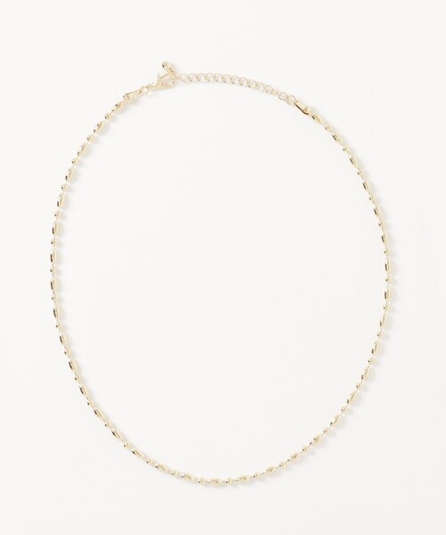 fredy emue(フレディエミュ)の「メタルライスビーズネックレス(ネックレス・レディース・シルバー/ゴールド・FREE)」の5枚目の写真