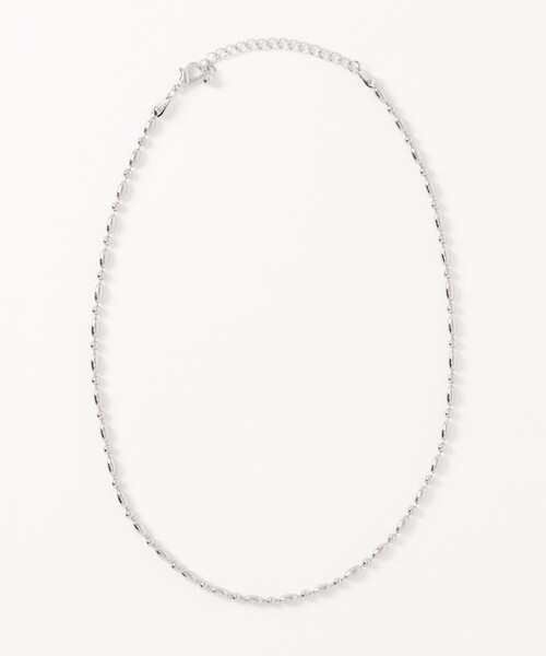 fredy emue(フレディエミュ)の「メタルライスビーズネックレス(ネックレス・レディース・シルバー/ゴールド・FREE)」の6枚目の写真