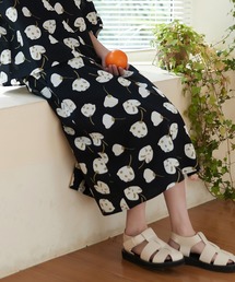 On One's Own（オンワンズオン）の「On One's Own 綿100％サッカー素材花柄プリントスカート（スカート）」