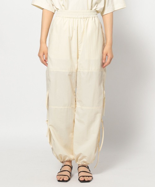 LOWRYS FARM（ローリーズファーム）の「サイドスリットドロストパンツ　962774（その他パンツ・レディース・チャコールグレー/アイボリー/パープル・FREE）」の17枚目の写真