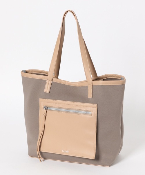 LAKOLE（ラコレ）の「ネオプレーンフロントポケットトートバッグ2 / 963900（トートバッグ・レディース・オフホワイト/ブラウン系その他/ブラック/グレー/ネイビー・FREE）」の12枚目の写真