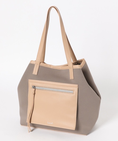 LAKOLE（ラコレ）の「ネオプレーンフロントポケットトートバッグ2 / 963900（トートバッグ・レディース・オフホワイト/ブラウン系その他/ブラック/グレー/ネイビー・FREE）」の15枚目の写真