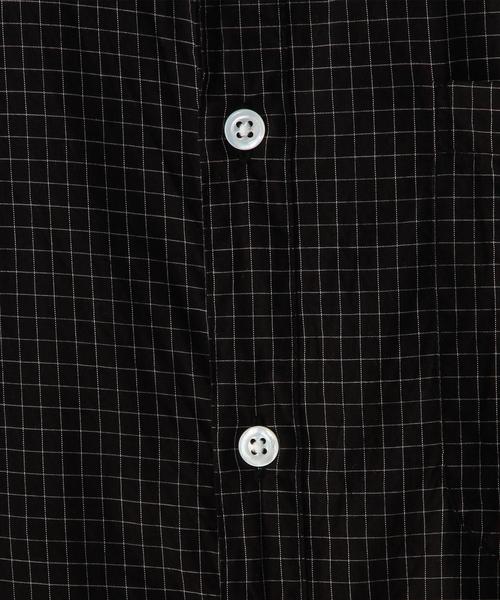 Steven Alan（スティーブンアラン）の「＜steven alan＞ CT/LY CK KOIKUCHI BND/ｼｬﾂ◆（シャツ/ブラウス・メンズ・ブラック・LARGE/MEDIUM/X-LARGE/SMALL）」の5枚目の写真