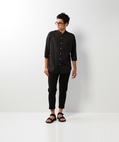 Steven Alan（スティーブンアラン）の「＜steven alan＞ CT/LY CK KOIKUCHI BND/ｼｬﾂ◆（シャツ/ブラウス・メンズ・ブラック・LARGE/MEDIUM/X-LARGE/SMALL）」の7枚目の写真