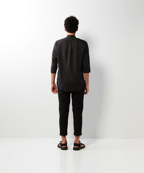 Steven Alan（スティーブンアラン）の「＜steven alan＞ CT/LY CK KOIKUCHI BND/ｼｬﾂ◆（シャツ/ブラウス・メンズ・ブラック・LARGE/MEDIUM/X-LARGE/SMALL）」の2枚目の写真