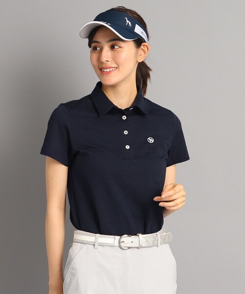 adabat（アダバット）の「◆【クールマックス（R）】サッカー素材 ストライプデザイン 半袖ポロシャツ（ポロシャツ・レディース・ブルー系7/ネイビー系7・40/38/42/36）」の11枚目の写真