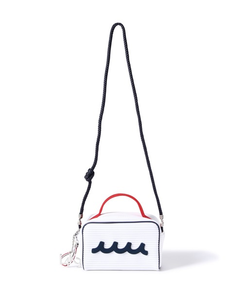 muta marine（ムータ・マリン）の「muta MARINE × L4K3/ムータマリン×レイク/MACARON MAC-BO01MUTA（ショルダーバッグ・メンズ・ホワイト・F）」の2枚目の写真