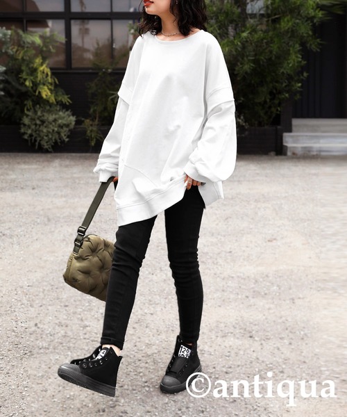 antiqua（アンティカ）の「ハイカットゴアスニーカー（スニーカー・レディース・ブラック/ホワイト・L/LL/M/S）」の16枚目の写真