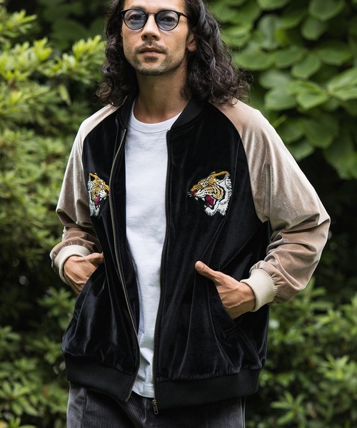 OLD 日本製 龍 刺繍 3L スカジャン souvenir jacket