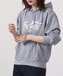 Printed fleece pullover hoodie / プリント裏毛プルオーバーパーカー unisex