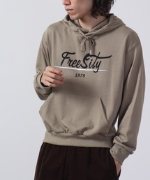 Printed fleece pullover hoodie / プリント裏毛プルオーバーパーカー unisex