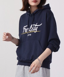 Printed fleece pullover hoodie / プリント裏毛プルオーバーパーカー unisex