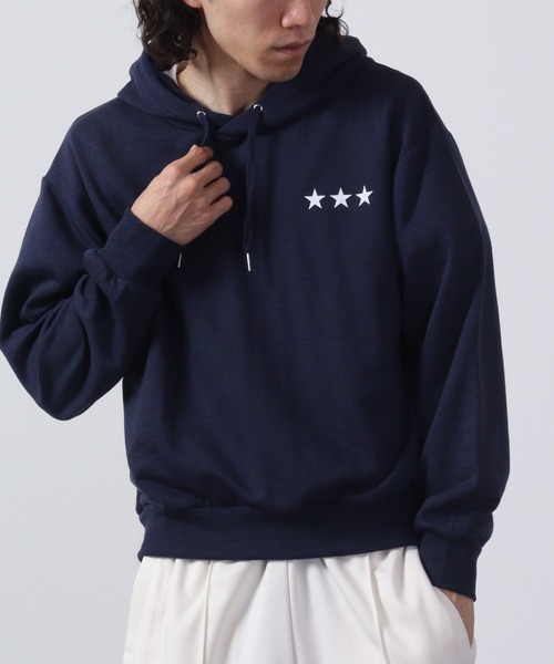 FUNALIVE(ファンアライブ)の「Printed fleece pullover hoodie / プリント裏毛プルオーバーパーカー unisex(パーカー・メンズ・ホワイト系/ネイビー系/ネイビー系1/グレー系/グレー系2/ブラック系1/ブラック系2/ベージュ系1/ホワイト系2/グレー系1/杢グレー/ホワイト/ネイビー/ベージュ/ブラック系/ホワイト系1/ネイビー系2/ベージュ系2/ベージュ系/ブラック・L/M/LL)」の20枚目の写真