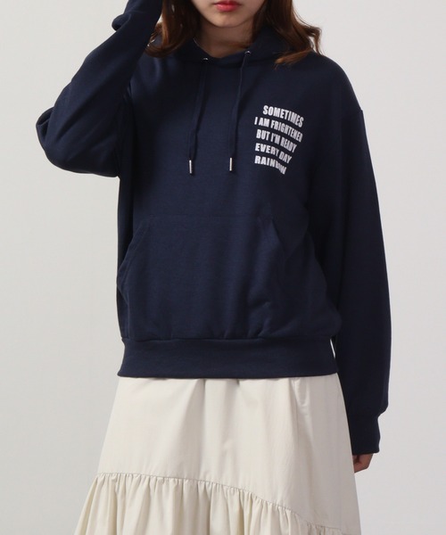FUNALIVE(ファンアライブ)の「Printed fleece pullover hoodie / プリント裏毛プルオーバーパーカー unisex(パーカー・メンズ・ホワイト系/ネイビー系/ネイビー系1/グレー系/グレー系2/ブラック系1/ブラック系2/ベージュ系1/ホワイト系2/グレー系1/杢グレー/ホワイト/ネイビー/ベージュ/ブラック系/ホワイト系1/ネイビー系2/ベージュ系2/ベージュ系/ブラック・L/M/LL)」の1枚目の写真