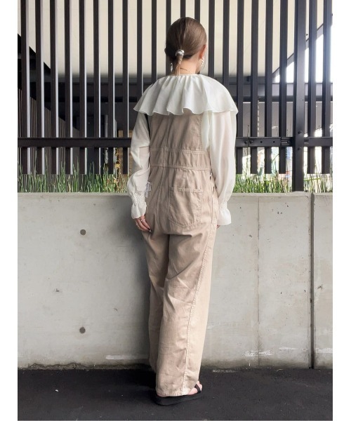 Right-on(ライトオン)の「【HONEYSUCKLE ROSE】シアーフリルブラウス(シャツ/ブラウス・レディース・ブラウン/ブラック/オフホワイト・M-L)」の15枚目の写真