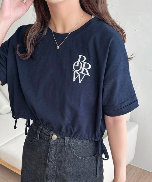 apres jour(アプレジュール)の「アソートドロストTシャツ【ZOZOTOWN限定アイテム】(Tシャツ/カットソー・レディース・ネイビー/ブルー/ブラック系その他/オフホワイト・X-LARGE/フリー)」の4枚目の写真