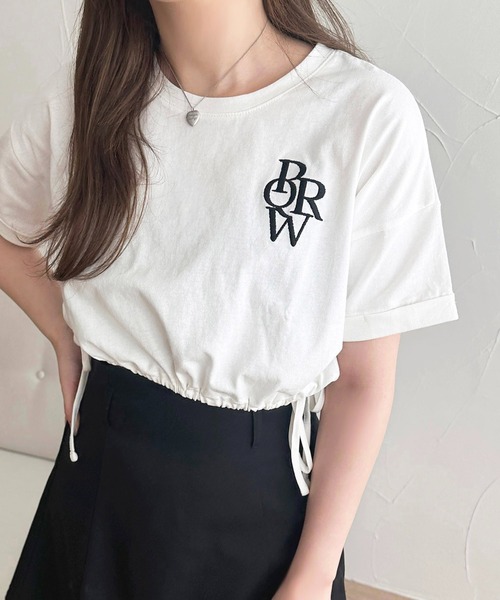 apres jour(アプレジュール)の「アソートドロストTシャツ【ZOZOTOWN限定アイテム】(Tシャツ/カットソー・レディース・ネイビー/ブルー/ブラック系その他/オフホワイト・X-LARGE/フリー)」の2枚目の写真