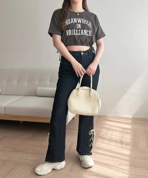 apres jour(アプレジュール)の「アソートドロストTシャツ【ZOZOTOWN限定アイテム】(Tシャツ/カットソー・レディース・ネイビー/ブルー/ブラック系その他/オフホワイト・X-LARGE/フリー)」の15枚目の写真