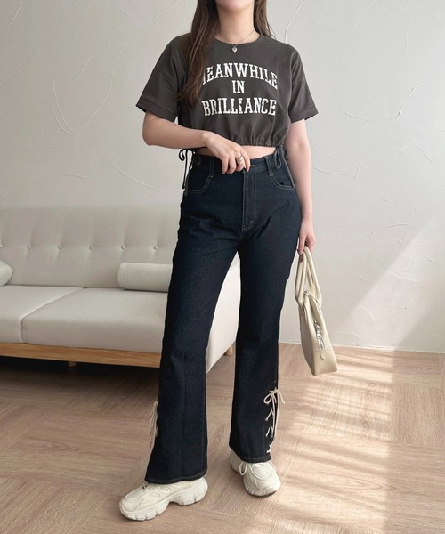 apres jour(アプレジュール)の「アソートドロストTシャツ【ZOZOTOWN限定アイテム】(Tシャツ/カットソー・レディース・ネイビー/ブルー/ブラック系その他/オフホワイト・X-LARGE/フリー)」の16枚目の写真