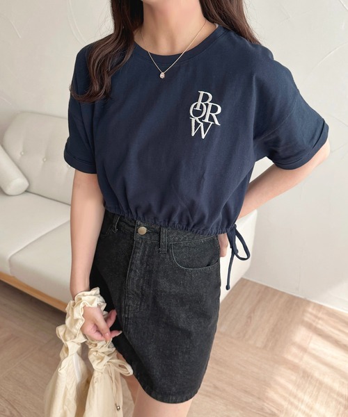 apres jour(アプレジュール)の「アソートドロストTシャツ【ZOZOTOWN限定アイテム】(Tシャツ/カットソー・レディース・ネイビー/ブルー/ブラック系その他/オフホワイト・X-LARGE/フリー)」の18枚目の写真