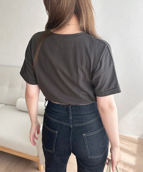 apres jour(アプレジュール)の「アソートドロストTシャツ【ZOZOTOWN限定アイテム】(Tシャツ/カットソー・レディース・ネイビー/ブルー/ブラック系その他/オフホワイト・X-LARGE/フリー)」の14枚目の写真