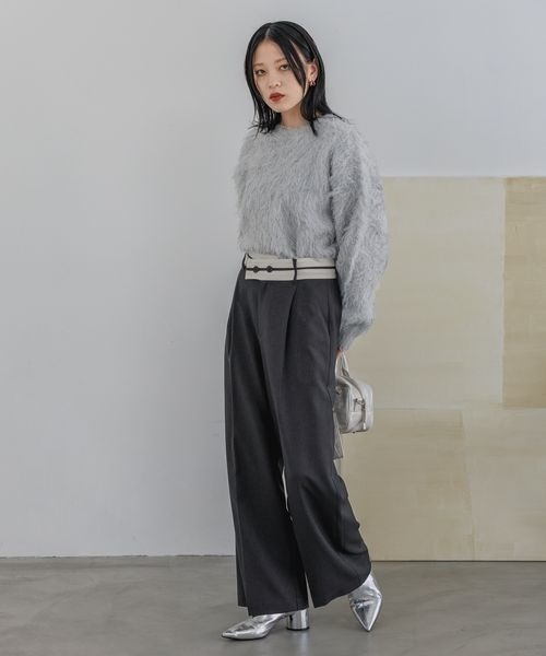 JEANASIS（ジーナシス）の「ポインテッドショートブーツ/975565（ブーツ・レディース・ブラック/シルバー/シルバー系その他・MEDIUM/LARGE）」の20枚目の写真