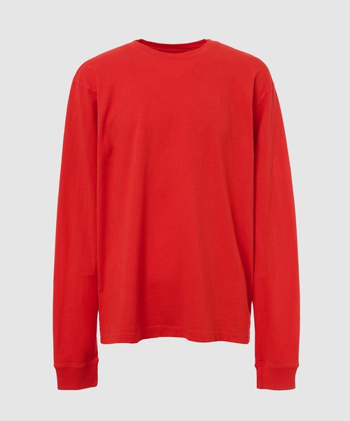 ECOCYCLE(エコサイクル)の「ELEVATED LS_RED(Tシャツ/カットソー・メンズ・レッド系その他3/レッド系その他/レッド系その他4/レッド/レッド系その他2・M/L/XL/S/XS/XXL)」の2枚目の写真
