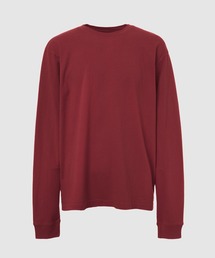 ECOCYCLE（エコサイクル）の「ELEVATED LS_RED（Tシャツ/カットソー）」
