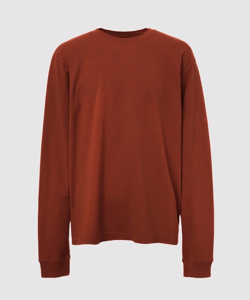 ECOCYCLE(エコサイクル)の「ELEVATED LS_RED(Tシャツ/カットソー・メンズ・レッド系その他3/レッド系その他/レッド系その他4/レッド/レッド系その他2・M/L/XL/S/XS/XXL)」の5枚目の写真