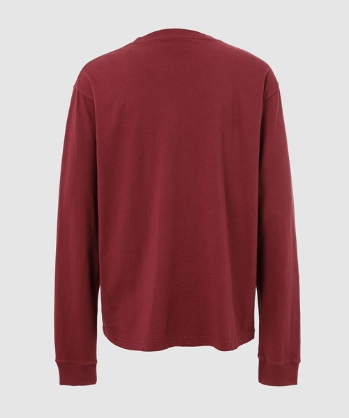 ECOCYCLE(エコサイクル)の「ELEVATED LS_RED(Tシャツ/カットソー・メンズ・レッド系その他3/レッド系その他/レッド系その他4/レッド/レッド系その他2・M/L/XL/S/XS/XXL)」の6枚目の写真