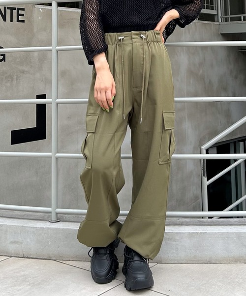 セール】ツイルカーゴ／パンツ（カーゴパンツ）｜INGNI（イング