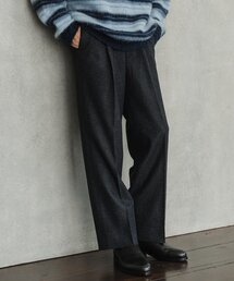 EDIFICE | イタリアンスライバーウールニット パイプドステム パンツ(スラックス)