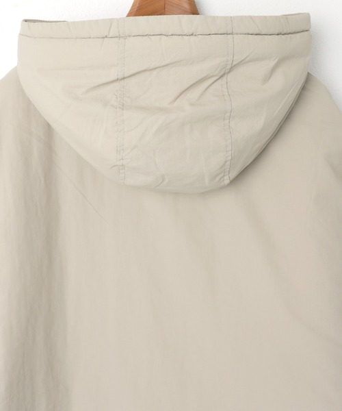 andme（アンドミー）の「オーバーサイズ中綿ダウンコート（ダウンジャケット/コート・レディース・ライトカーキ/ベージュ/ブラック/アイボリー・M/S）」の20枚目の写真