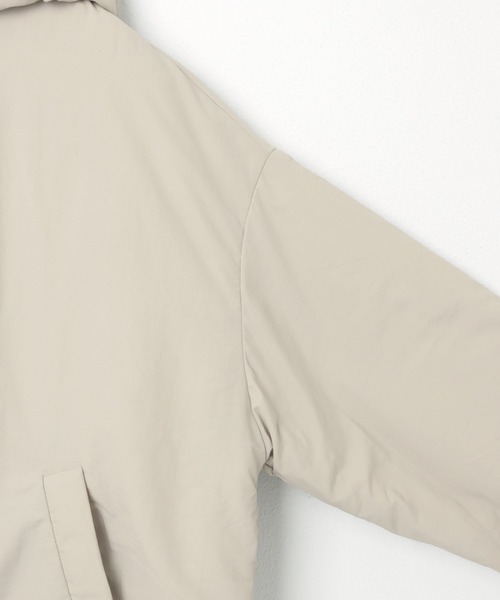 andme（アンドミー）の「オーバーサイズ中綿ダウンコート（ダウンジャケット/コート・レディース・ライトカーキ/ベージュ/ブラック/アイボリー・M/S）」の22枚目の写真