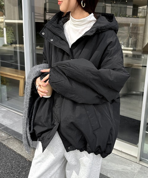 セール】オーバーサイズ中綿ダウンコート（ダウンジャケット/コート