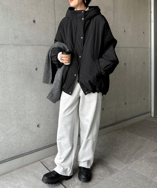 M　上着36 セール】オーバーサイズ中綿ダウンコート（ダウンジャケット/コート