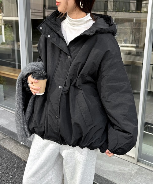 セール】オーバーサイズ中綿ダウンコート（ダウンジャケット/コート