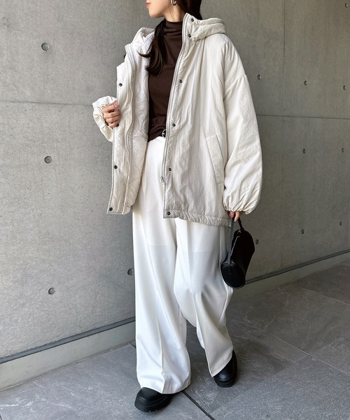 セール】オーバーサイズ中綿ダウンコート（ダウンジャケット/コート