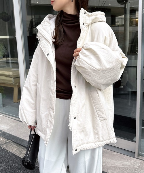 セール】オーバーサイズ中綿ダウンコート（ダウンジャケット/コート