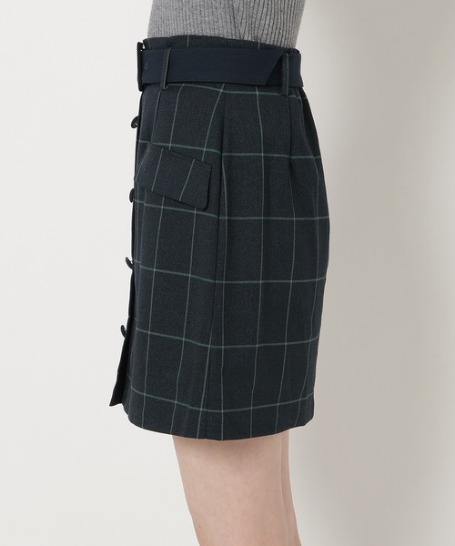 REDYAZEL（レディアゼル）の「ロンドンチェックミニスカート（スカート・レディース・グレー/チャコールグレー/ブラウン/グリーン・FREE）」の10枚目の写真