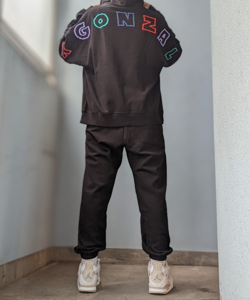 Mark Gonzales(マーク・ゴンザレス)の「MARK GONZALES ART WORK/マークゴンザレス【web限定】マルチカラー発泡ロゴスウェットパンツ(スウェットパンツ・メンズ・ブルー系/ブラック/アッシュグレー/ライトグレー・MEDIUM/LARGE/X-LARGE)」の20枚目の写真