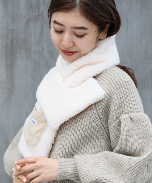 SUMARI　ボアマフラー　BOA MUFFLER　美品　使用わずかです♩ Lee マフラー ストール LEE / BOA MUFFLER ボア マフラー/ LA0618