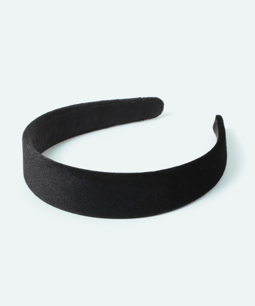 studio CLIP（スタディオクリップ）の「【daily CLIP】ベロアカチューシャ（カチューシャ・レディース・ベージュ/ブラック・FREE）」の2枚目の写真