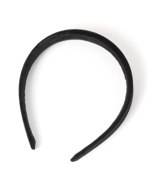 studio CLIP（スタディオクリップ）の「【daily CLIP】ベロアカチューシャ（カチューシャ・レディース・ベージュ/ブラック・FREE）」の3枚目の写真